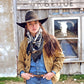 Fringe Blue Label "Bridles" Silk Scarf