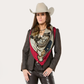 Fringe Blue Label "Gettin' Western" Silk Scarf