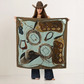 Fringe Blue Label "Gettin' Western" Silk Scarf