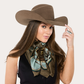 Fringe Blue Label "Gettin' Western" Silk Scarf
