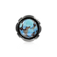 Golden Hills Turquoise Circular Ring  by Etta Endito