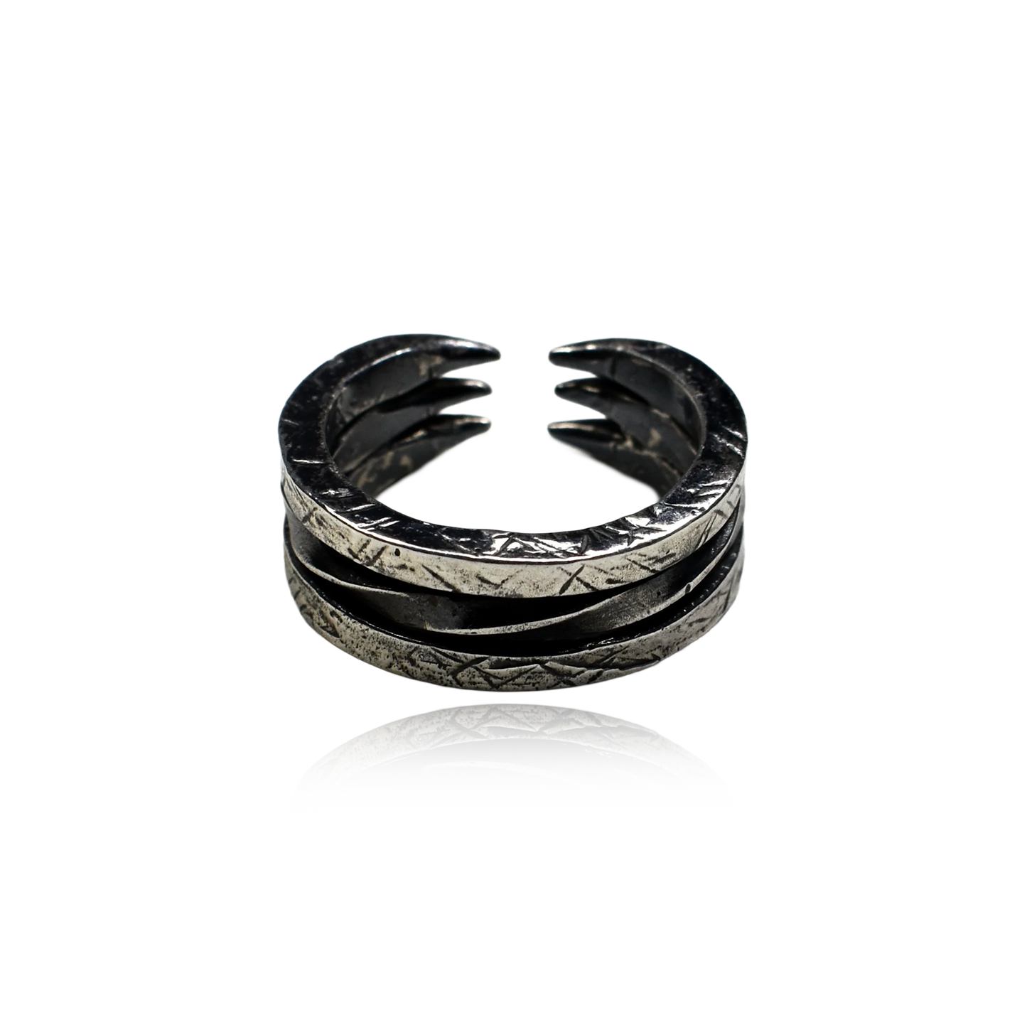 Hallett Peak Sterling Silver Cowboy Toothpick Ring