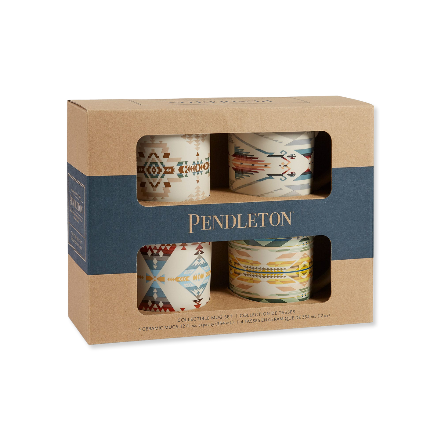 Pendleton High Desert Mugs, Set of 4