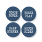 Horse Play Bottle Stoppers, Set of 4
