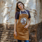 NCWHM Cowboy Lasso Canvas Apron - Duck Brown