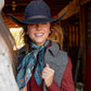 Fringe "Stick Your Neck Out and Tie One On" by Ron Bonge Silk Wild Rag