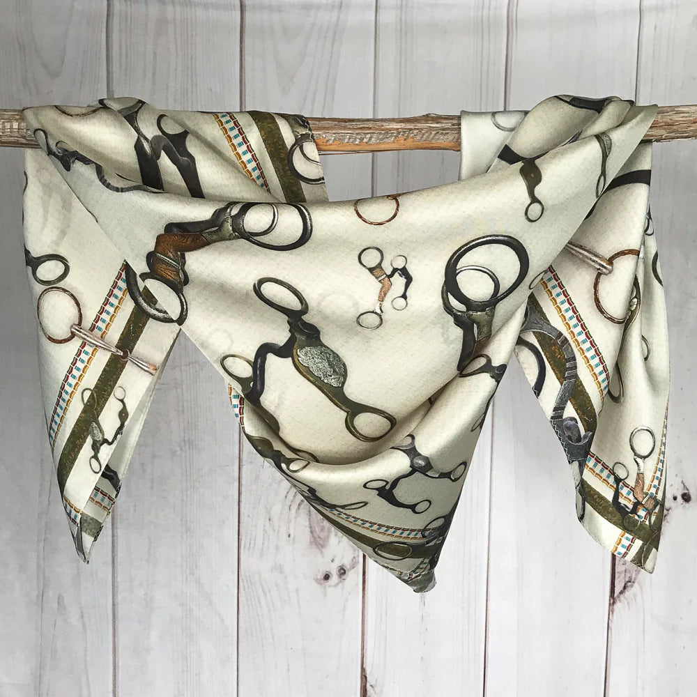 Fringe "Bits" Silk Wild Rag