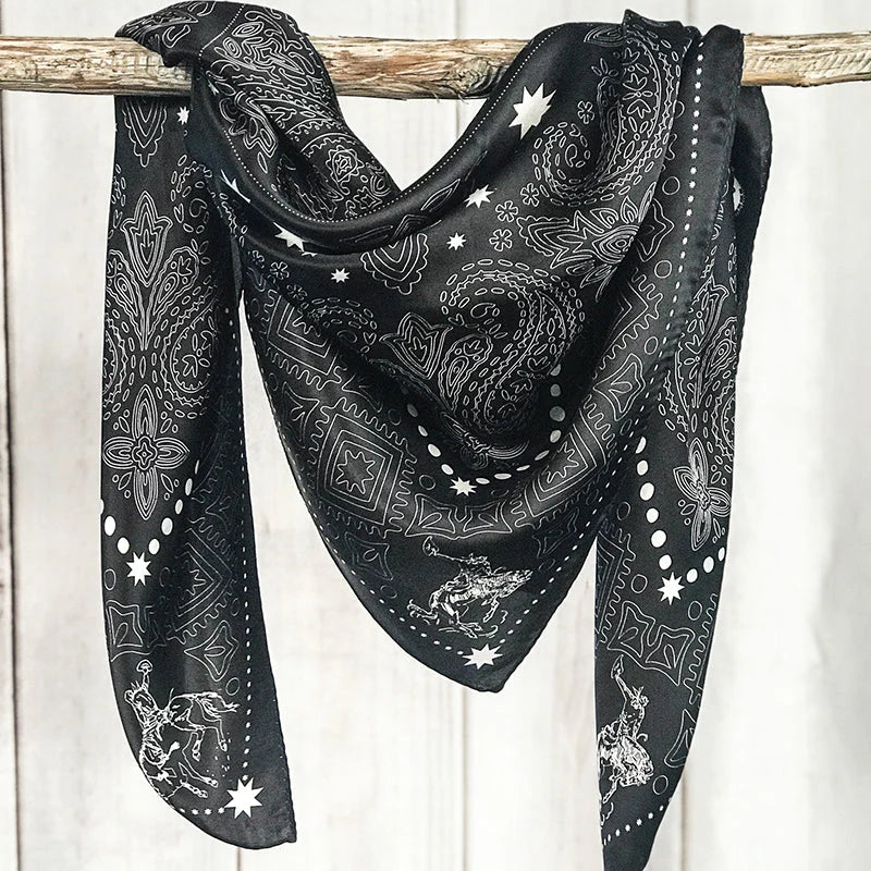 Fringe "Banditos" Silk Wild Rag