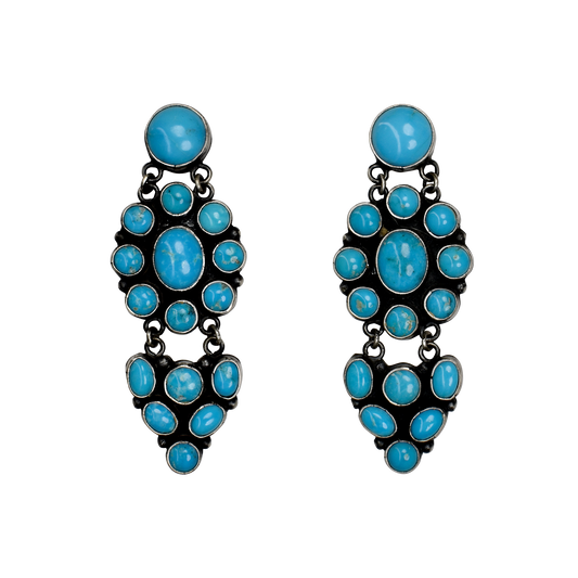 Kingman Turquoise Shyanne Earrings by Rocki Gorman