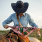 Fringe "Stick Your Neck Out and Tie One On" by Ron Bonge Silk Wild Rag