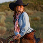 Fringe "Stick Your Neck Out and Tie One On" by Ron Bonge Silk Wild Rag