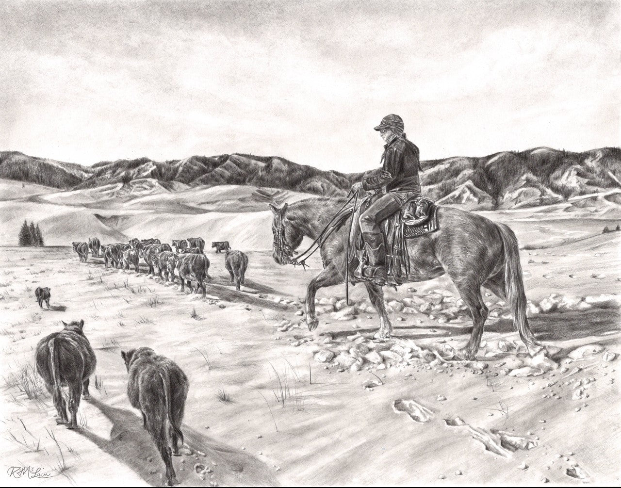 Winter in the Bighorns - #144