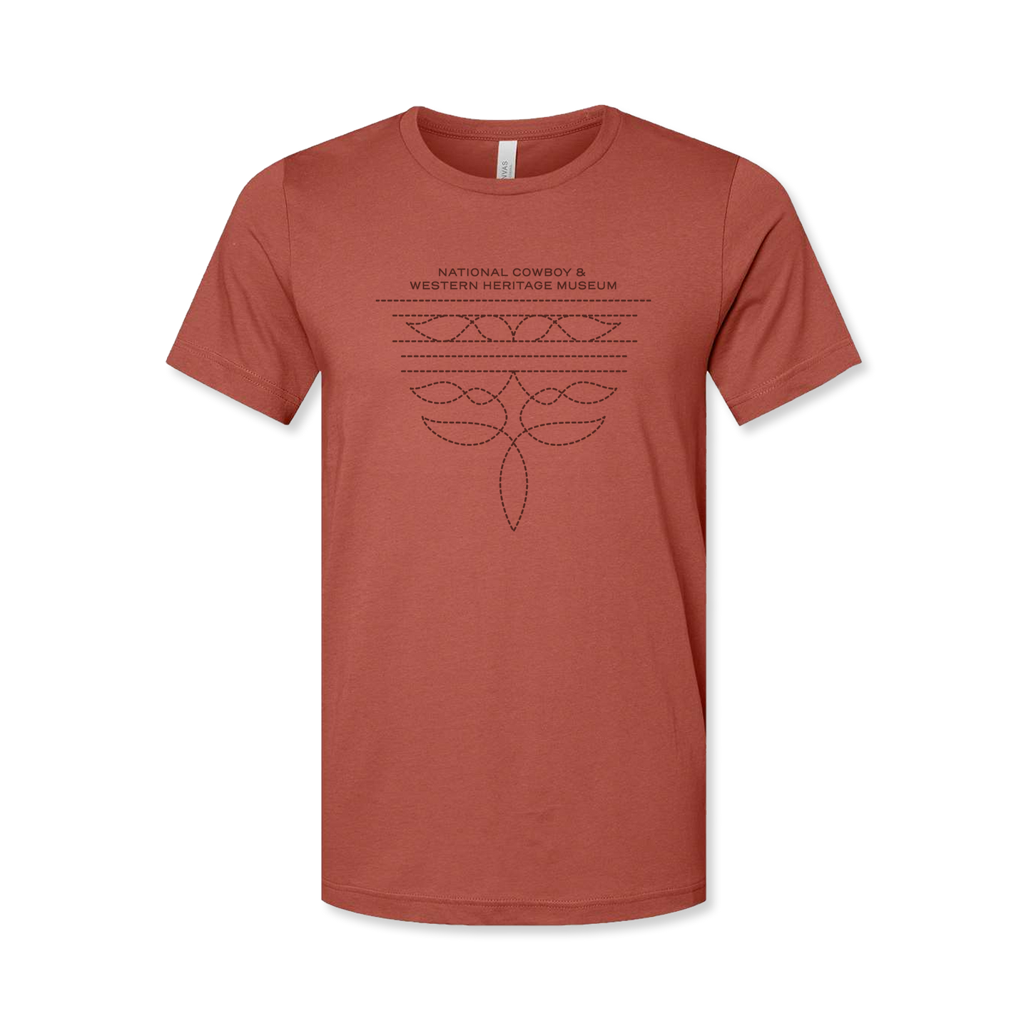 NCWHM Boot Stitch Graphic Tee - Clay