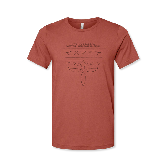 NCWHM Boot Stitch Graphic Tee - Clay