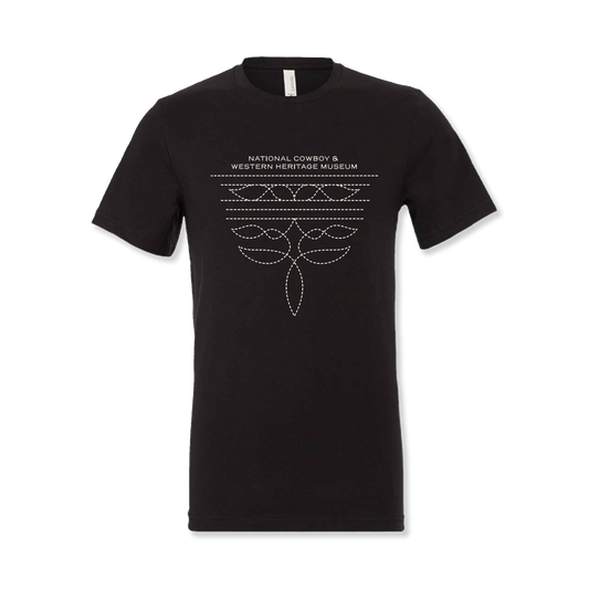 NCWHM Boot Stitch Graphic Tee - Graphite Black
