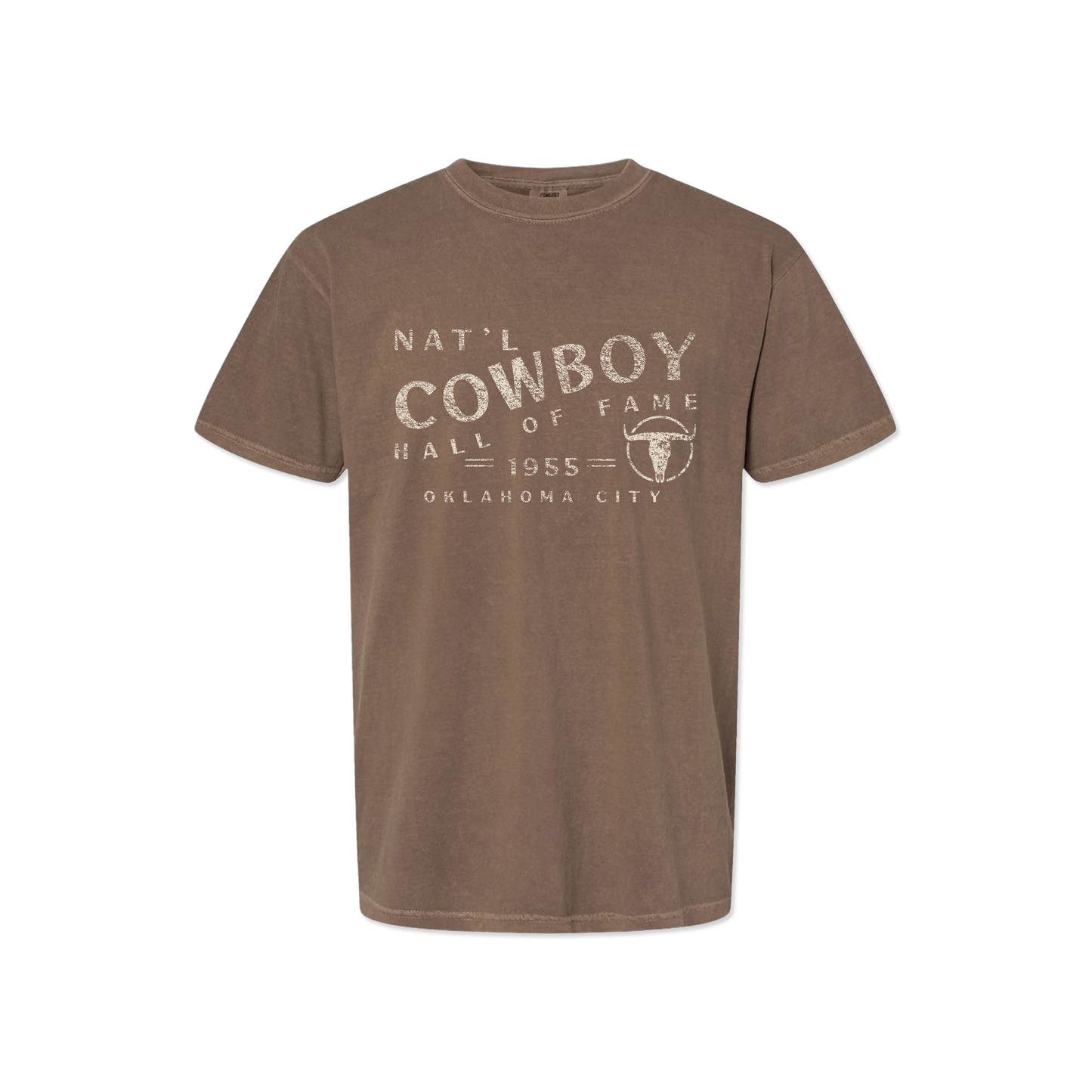 Nat'l Cowboy Hall of Fame Text Heavyweight Tee
