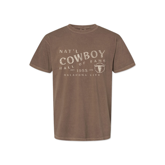 Nat'l Cowboy Hall of Fame Text Heavyweight Tee