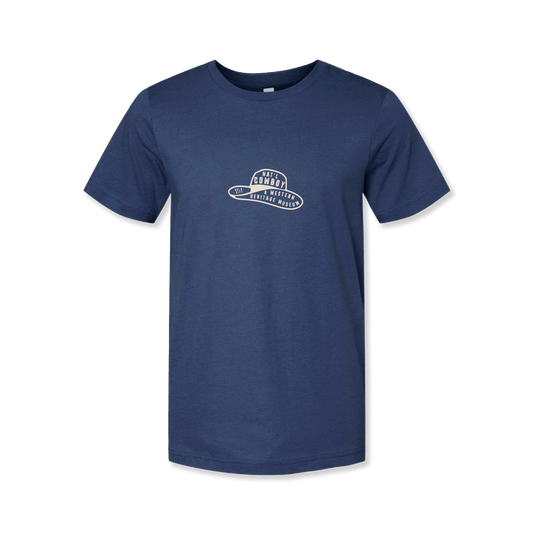 Nat'l Cowboy & Western Heritage Museum Cowboy Hat Tee - Vintage Navy