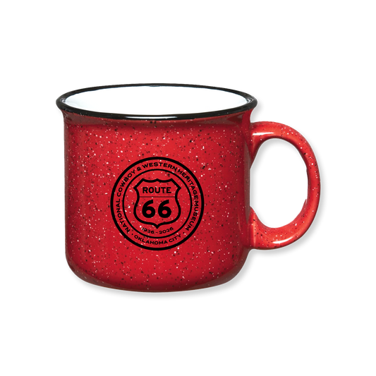 National Cowboy Museum Route 66 Centennial Campfire Mug