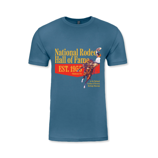 National Rodeo Hall of Fame Vintage Graphic Tribute Tee - Blue Jean