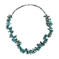 Navajo Kingman and Sleeping Beauty Turquoise Necklace with Sterling Silver Torpedo Beads