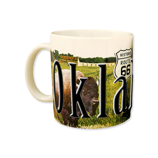 Oklahoma Color Relief Mug