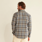 Pendleton Men's Harrison Merino Shirt- Navy/Grey Plaid