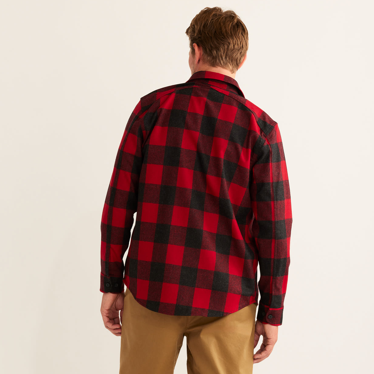 Pendleton Men's Scout Shirt - Red/Oxford Buffalo Check