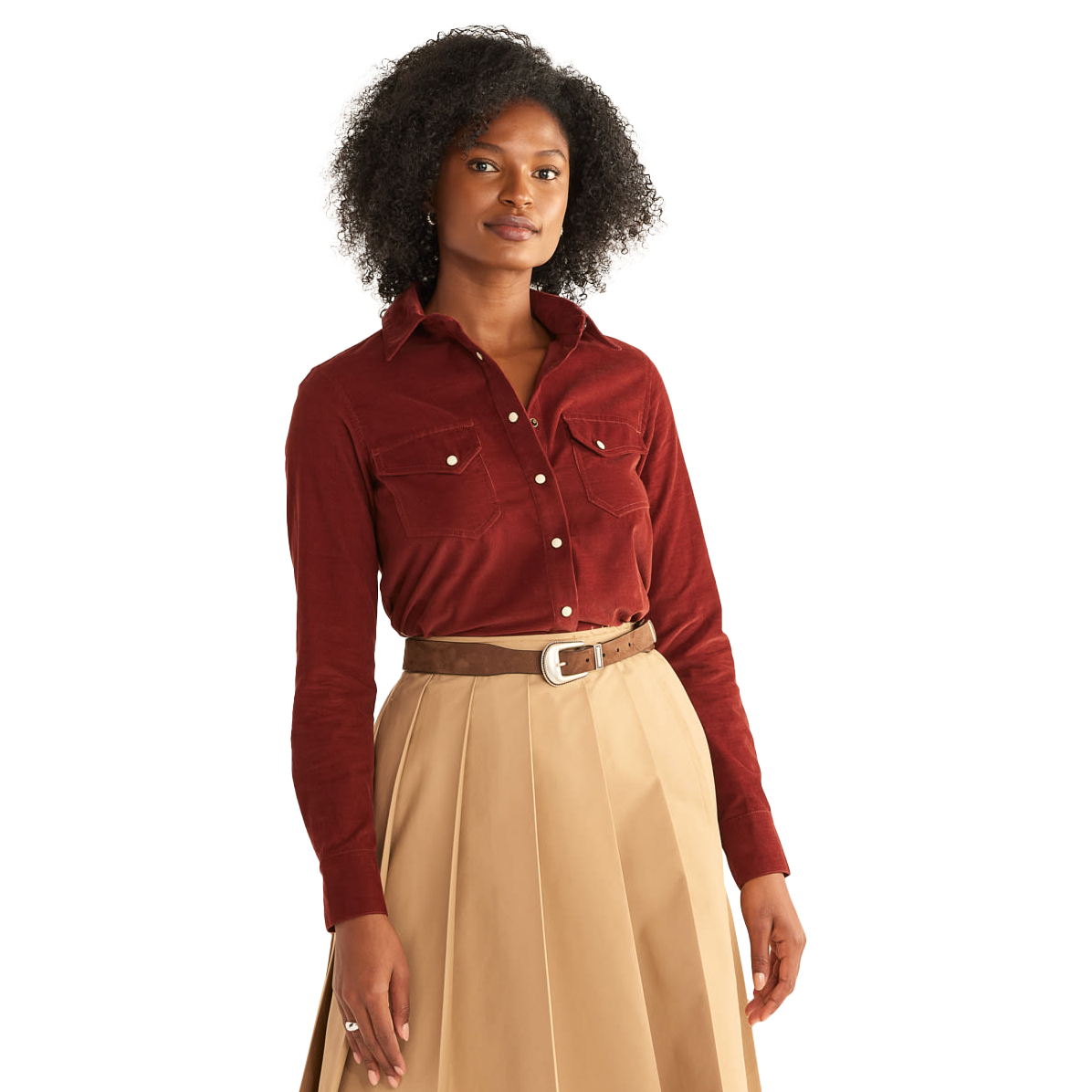 Women's corduroy shop skirt vs brim