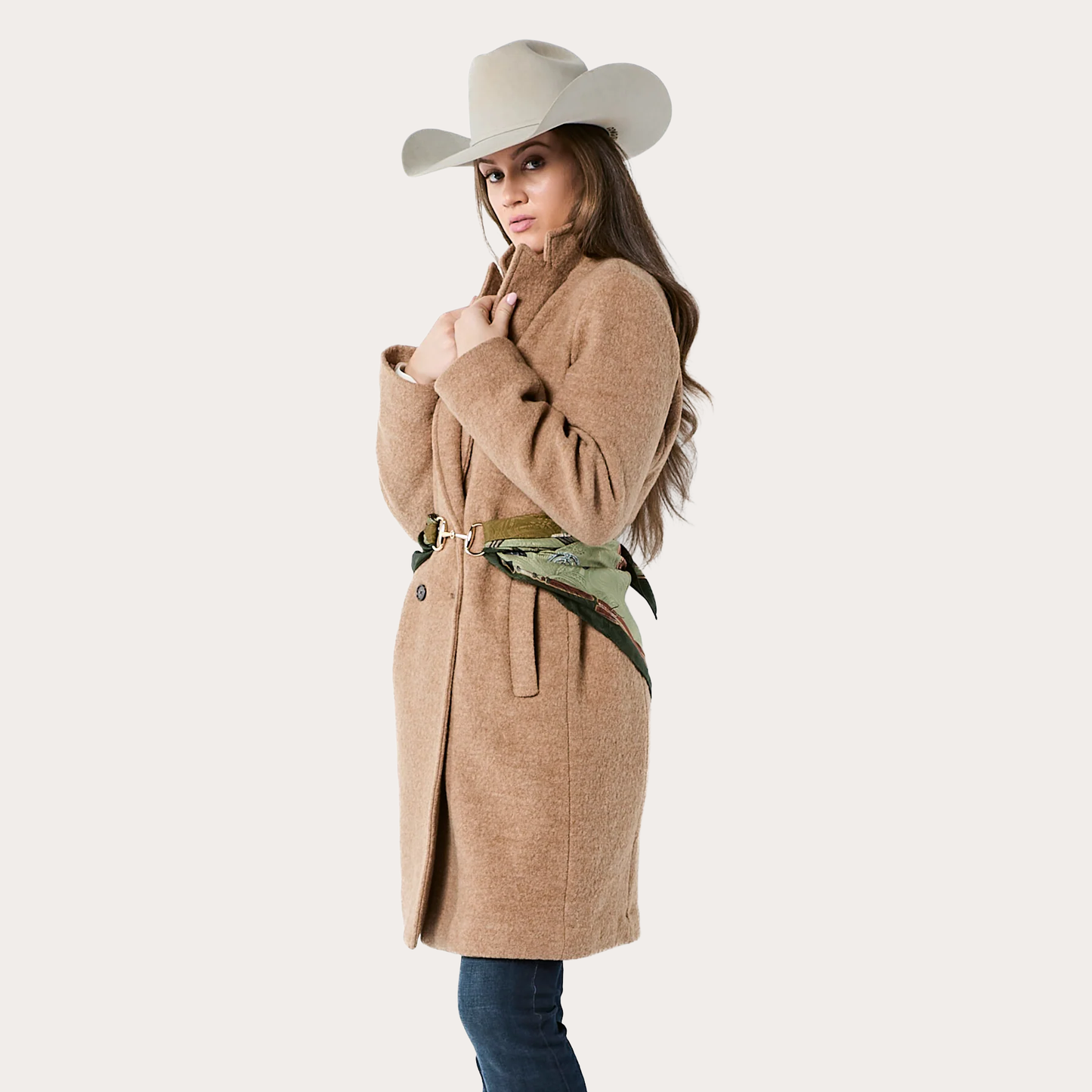 Fringe Blue Label "Ranch Gear" Silk Scarf