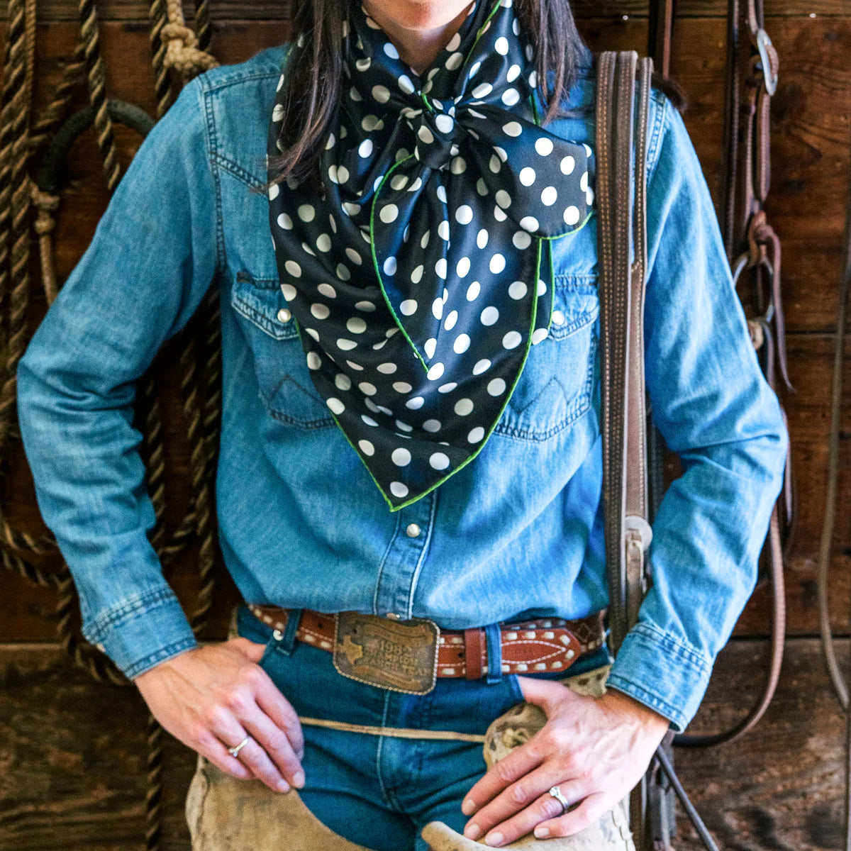 Fringe "Baldy" Silk Ranchi Rag™