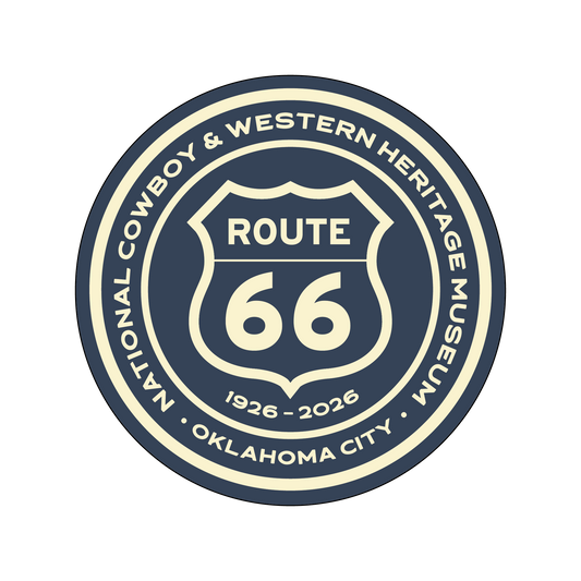 National Cowboy Museum Route 66 Centennial Sticker