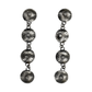 Silver Concho Dangle Earrings by Tim Yazzie