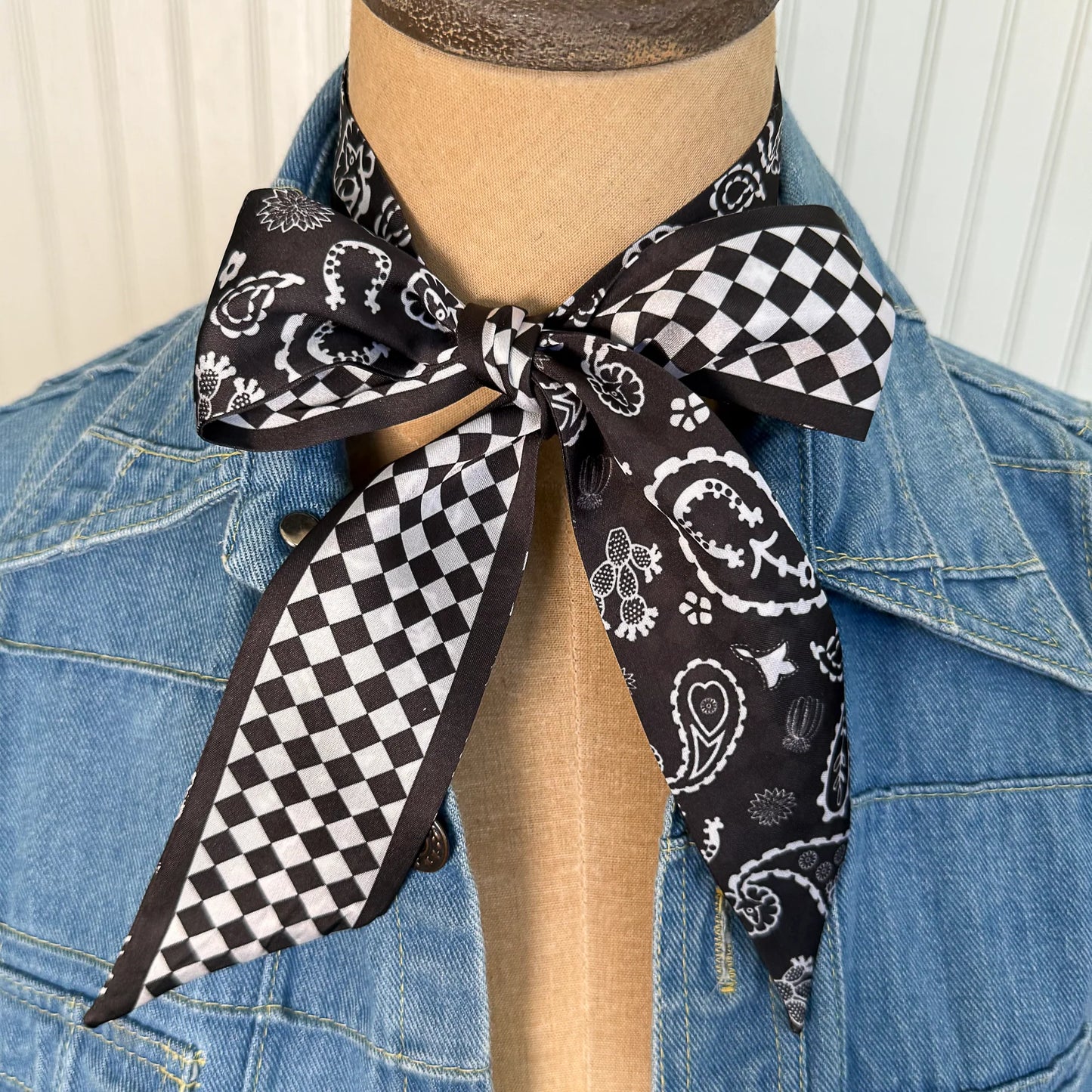 Fringe "Luck Be a Paisley" Silk Twilly