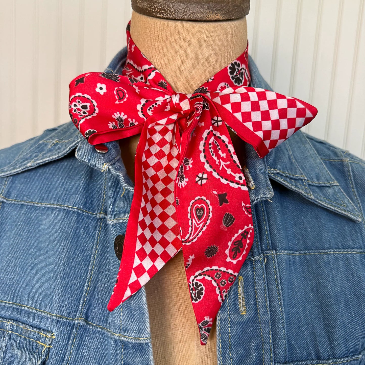 Fringe "Luck Be a Paisley" Silk Twilly