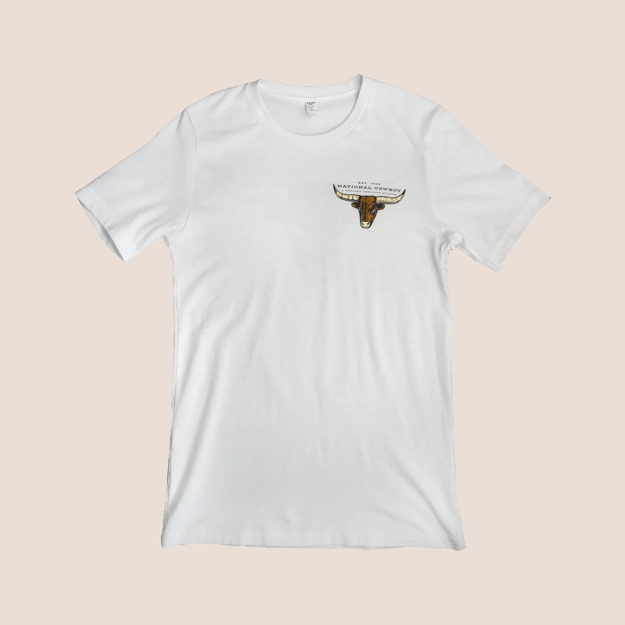 Steer Vintage White T-Shirt