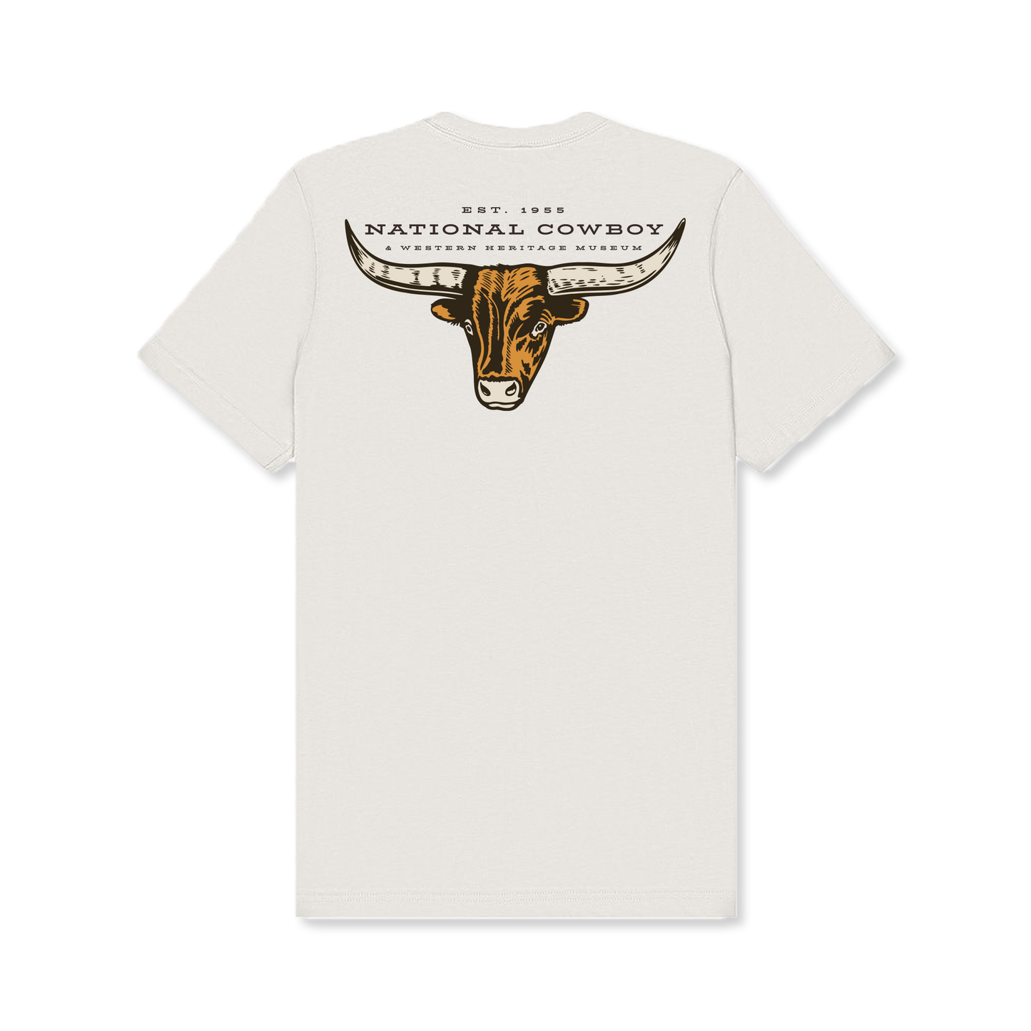 Steer Back Graphic T-Shirt - Vintage White