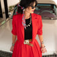 Fringe "Turqs and Conchos" Silk Twilly