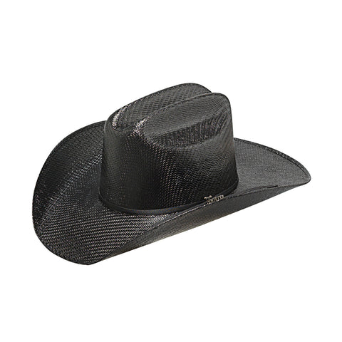 Twister Black Straw Cowboy Hat