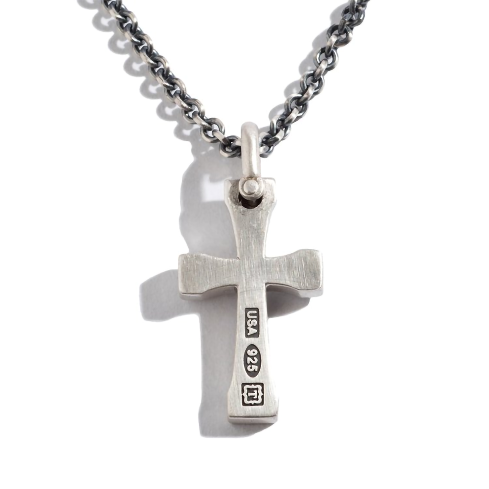 Trove Jewelry Co. Knurled Cross Pendant Necklace