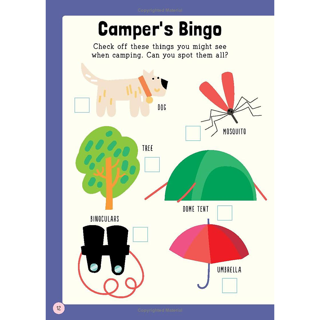 Adventure Journal: 50 Things to Try When Camping by Kim Hankinson