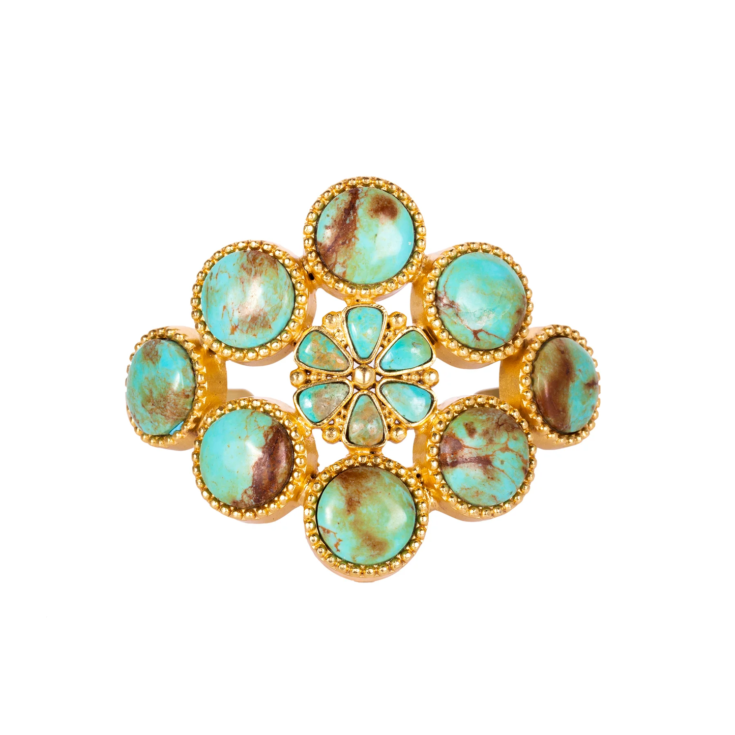 Christina Greene "The Living Stone" Cuff - Turquoise