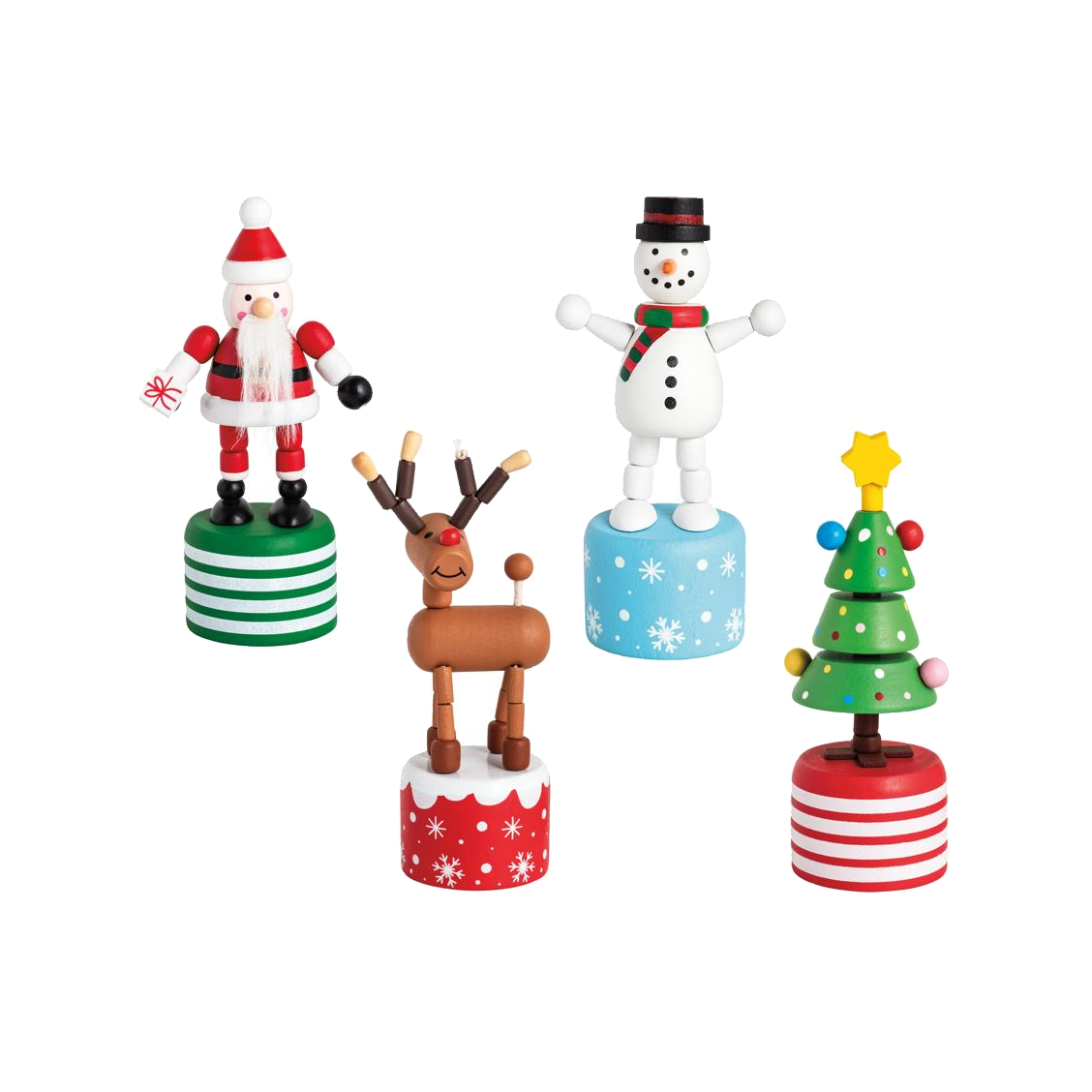 Collapsing Wooden Christmas Toy