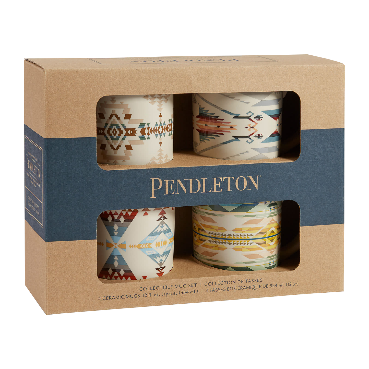 Pendleton High Desert Mugs, Set of 4