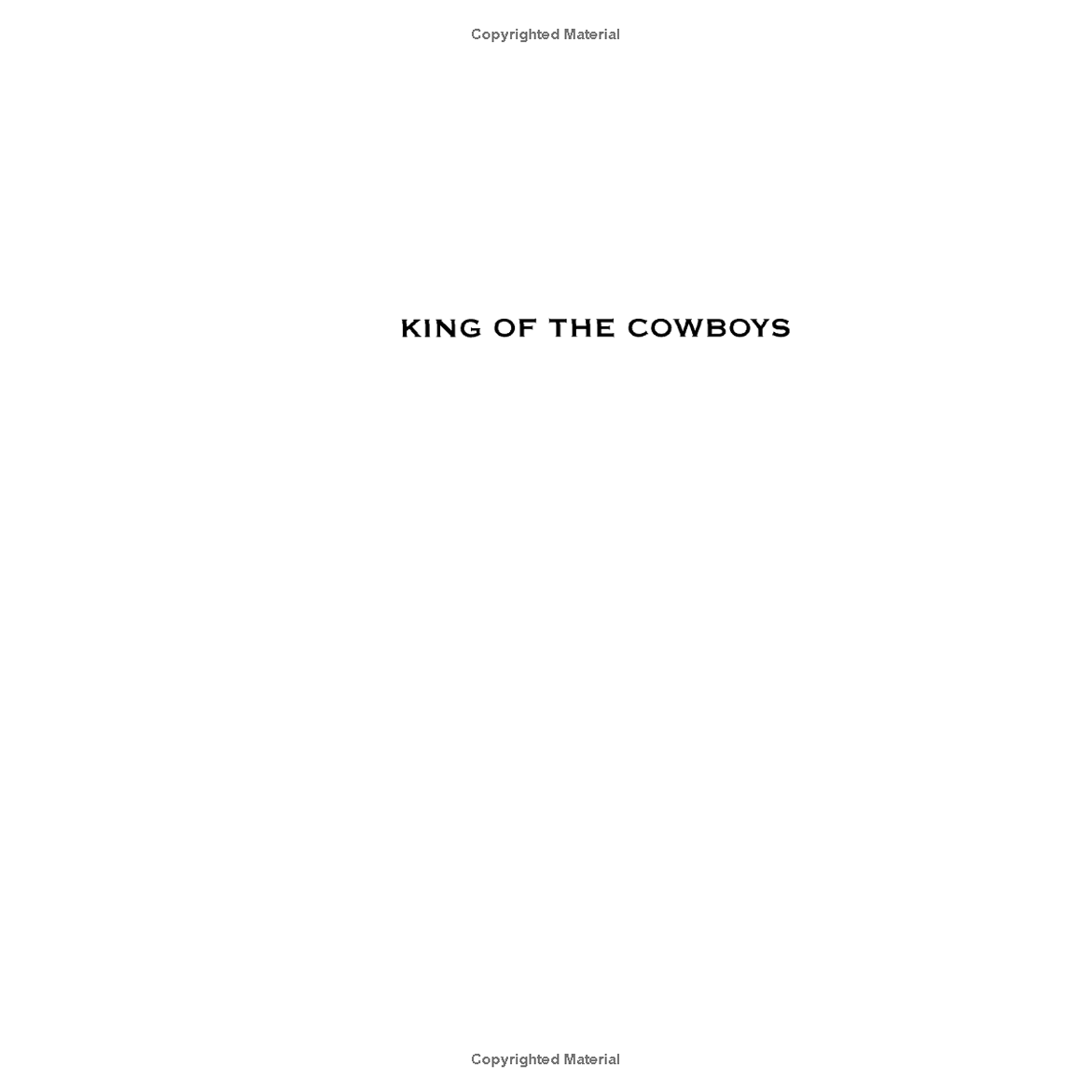 King of the Cowboys: The Autobiography of the World's Most Famous Rodeo Star by Ty Murray