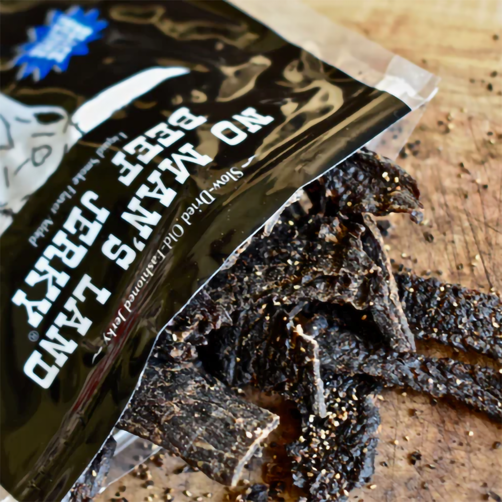 No Man's Land  Beef Jerky - Black Pepper - 2 oz