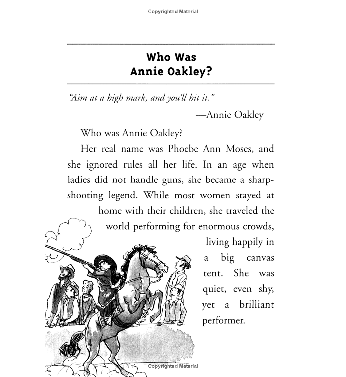 Who Was Annie Oakley? by Stephanie Spinner