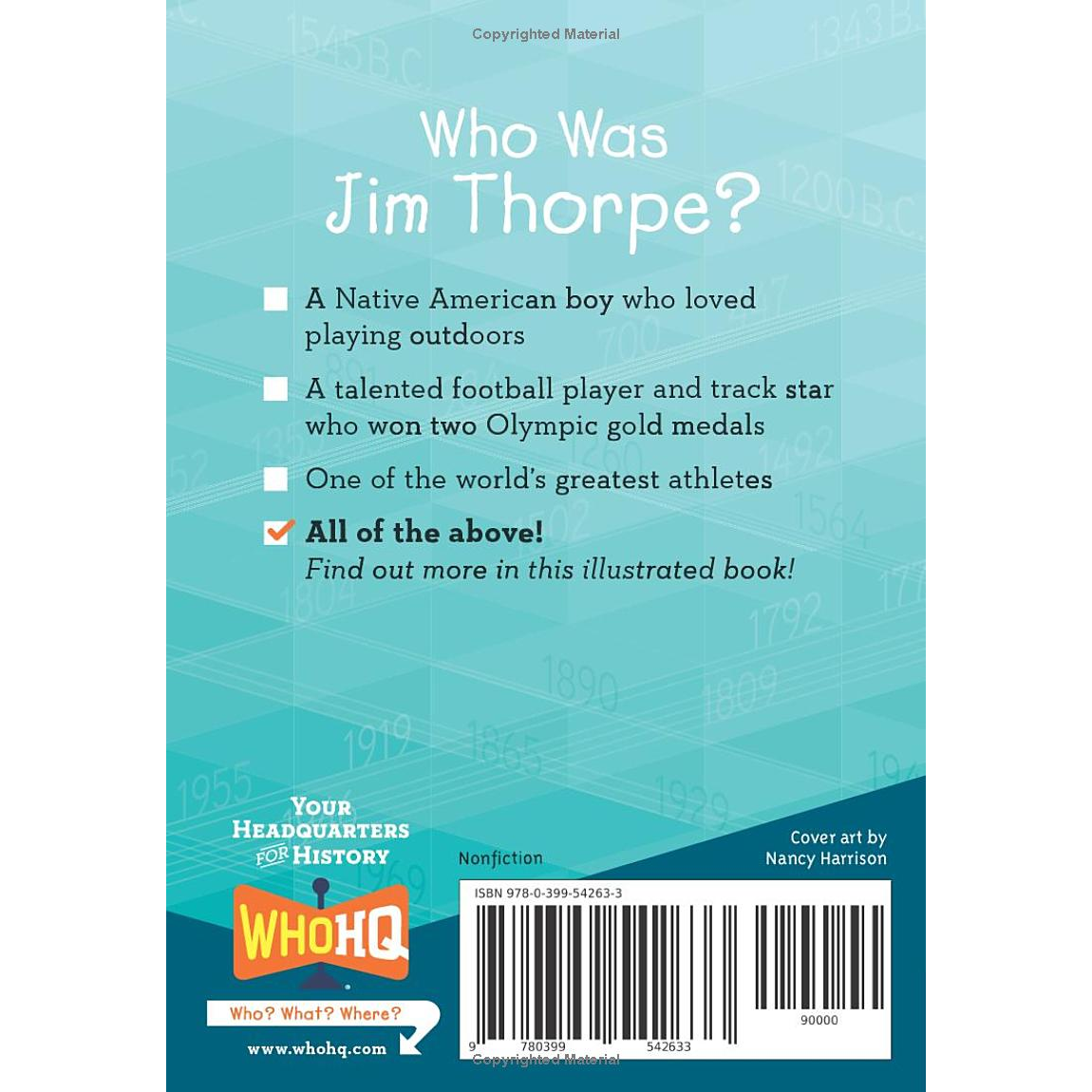 Who Was Jim Thorpe? by James Buckley Jr.