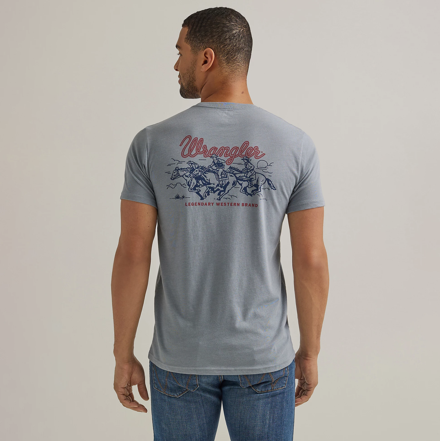 Wrangler Men's Legendary Western Brand T-Shirt - Tradewinds