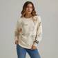 Wrangler Women's Cowboy Icons Pullover Sweatshirt - Egret